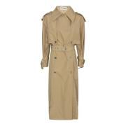 Jil Sander Stilren Trench Coat för Kvinnor Beige, Dam