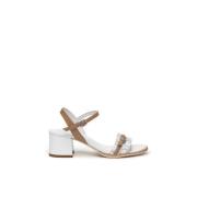 Nerogiardini Vit strass spänne sandal White, Dam