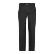 LauRie Slim-fit Jeans Black, Dam