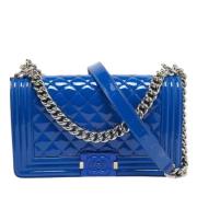 Chanel Vintage Pre-owned Laeder chanel-vskor Blue, Dam