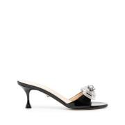 Mach & Mach Heeled Mules Black, Dam