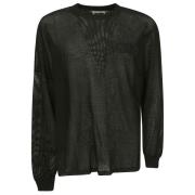 Magliano Round-neck Knitwear Black, Herr