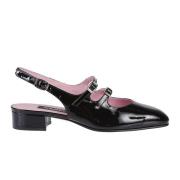 Carel Noir Peche Slingback Sandaler Black, Dam