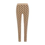 Marine Serre Leggings Beige, Dam