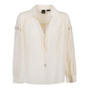 Pinko Blouses Beige, Dam