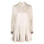 Tommy Hilfiger Short Dresses Beige, Dam