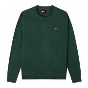 Tommy Jeans Herr Court Green Sweatshirt Green, Herr