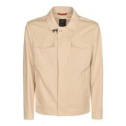 Fay Light Jackets Beige, Herr