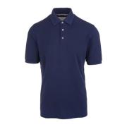 Fedeli Polo Shirts Blue, Herr