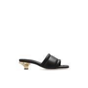 Casadei Mulor med dekorativ klack Black, Dam