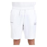 Emporio Armani EA7 Casual Shorts White, Herr