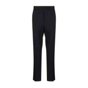 Msgm Trousers Black, Herr