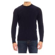 Roberto Collina Round-neck Knitwear Blue, Herr