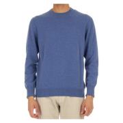 Ballantyne Round-neck Knitwear Blue, Herr