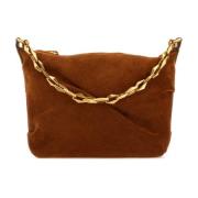 Jimmy Choo Shoulder Bags Brown, Dam