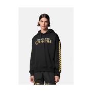 Versace Jeans Couture Chain Logo Hoodie Svart/Guld Black, Herr