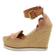 Chloé Pre-owned Pre-owned Laeder sandaler Beige, Dam