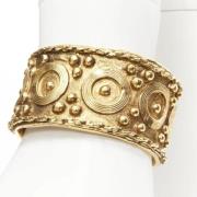 Chanel Vintage Pre-owned Metall armband Yellow, Dam