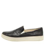 Prada Vintage Pre-owned Laeder sneakers Black, Dam