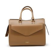 Avenue 67 Zora Kamel Läder Axelväska Ss24 Brown, Dam