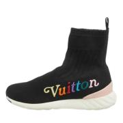 Louis Vuitton Vintage Pre-owned Tyg sneakers Black, Dam