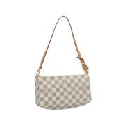 Louis Vuitton Vintage Pre-owned Canvas louis-vuitton-vskor Beige, Dam