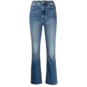 Mother Boot-Cut Hustler Jeans Blue, Dam