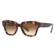 Ray-Ban Fyrkantiga Wayfarer Solglasögon Rb2186 133451 Brown, Unisex