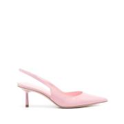 Le Silla Rosa Lackläder Slingback Klackar Pink, Dam