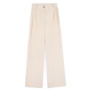 Maison Kitsuné Trousers Beige, Dam