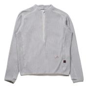 ROA Mesh Zip Up Jacka Gray, Herr