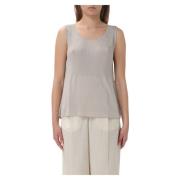 A.p.c. Sleeveless Tops Gray, Dam