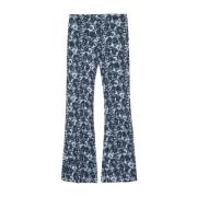 Kenzo Wide Trousers Blue, Dam