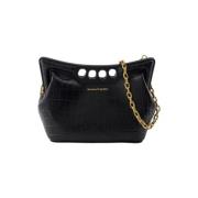 Alexander McQueen Laeder axelremsvskor Black, Dam