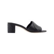 Alexander McQueen Laeder sandaler Black, Dam