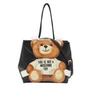 Moschino Pre-Owned Pre-owned Tyg totevskor Black, Dam