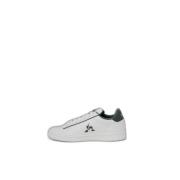 le coq sportif Gröna Läder Sportiga Sneakers med Gummisula White, Herr