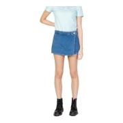 Calvin Klein Jeans Denim Shorts Blue, Dam