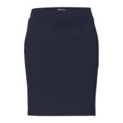 ICHI Midi Skirts Blue, Dam