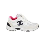 Chanel Vintage Pre-owned Laeder sneakers Multicolor, Dam