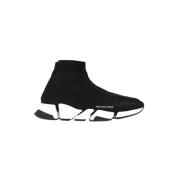 Balenciaga Vintage Pre-owned Polyester sneakers Black, Herr