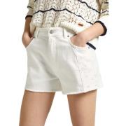 Pepe Jeans Denim Shorts White, Dam