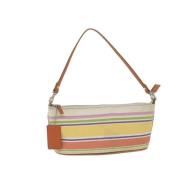 Burberry Vintage Pre-owned Bomull axelremsvskor Multicolor, Dam