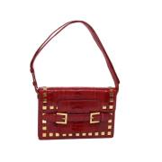 Fendi Vintage Pre-owned Laeder fendi-vskor Red, Dam