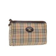 Burberry Vintage Pre-owned Bomull kuvertvskor Multicolor, Dam