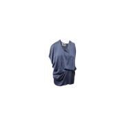 Acne Studios Pre-owned Pre-owned Polyester klnningar Blue, Dam