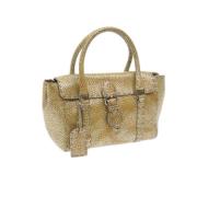 Fendi Vintage Pre-owned Laeder handvskor Beige, Dam