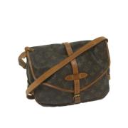 Louis Vuitton Vintage Pre-owned Canvas louis-vuitton-vskor Brown, Dam