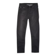 Acne Studios Svart Denim River Jeans Black, Herr