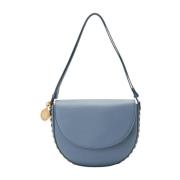 Stella McCartney Blå Kedja Flap Axelväska Blue, Dam